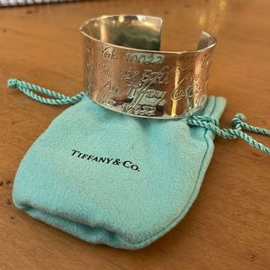 Tiffany & Co. Sterling Silver Engraved Bracelet